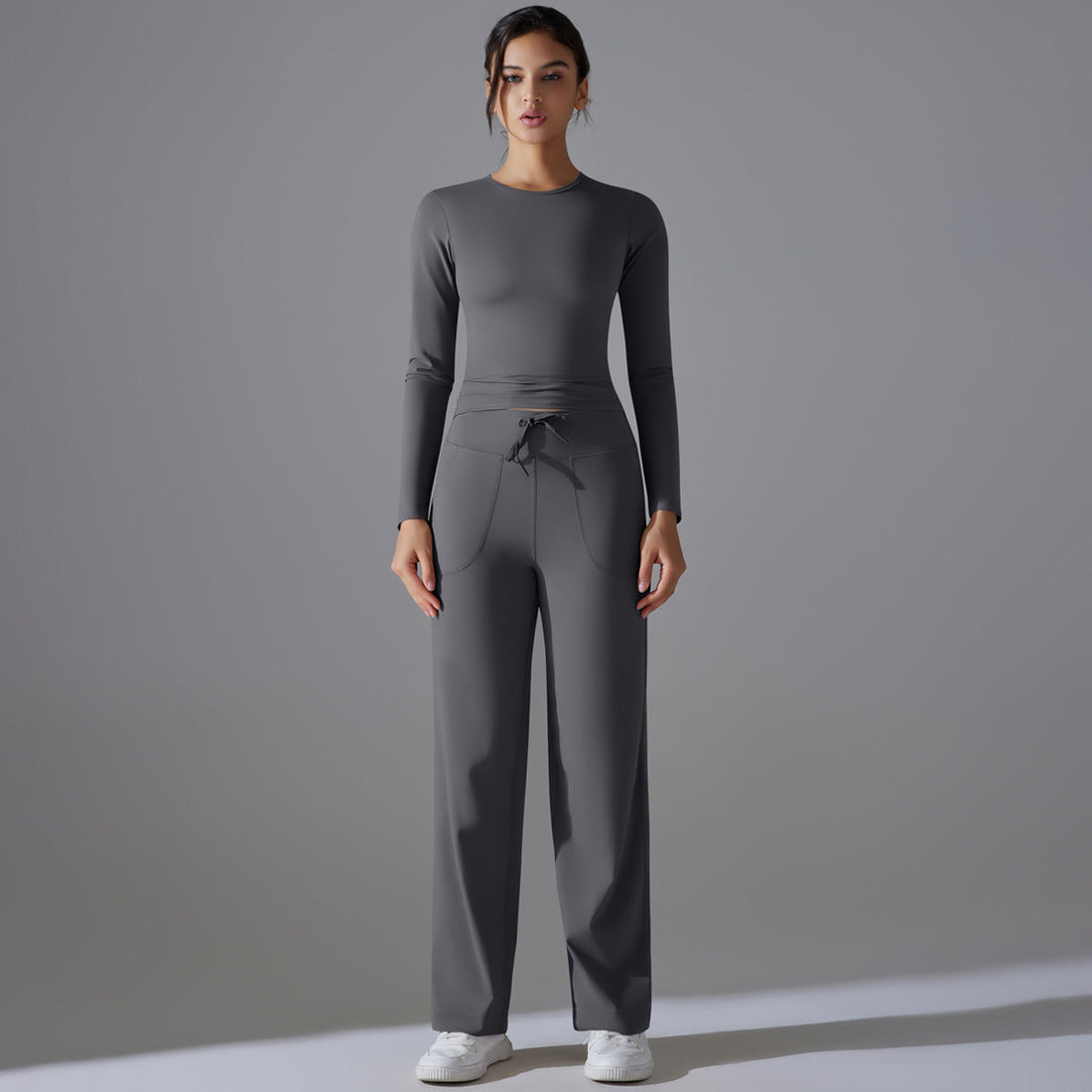 SOLBANA relaxed matching activewear set for long travel days