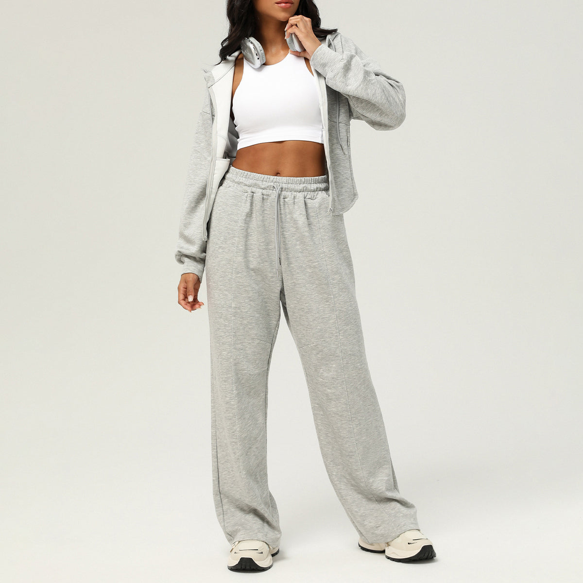 SOLBANA Off-Duty Hoodie 2-Piece Pant Set