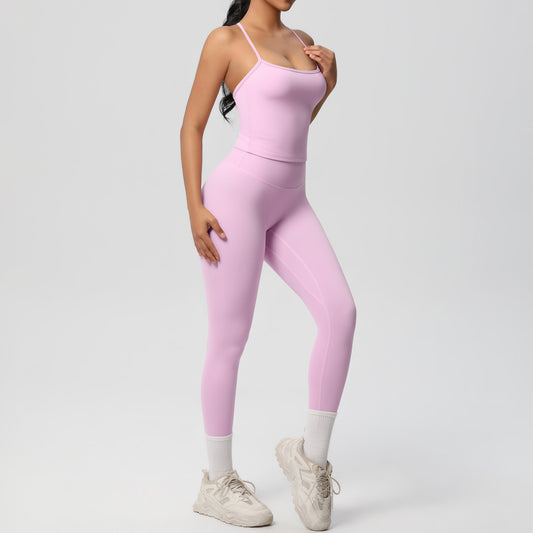 SOLBANA Studio Tie-Strap 2-Piece Legging Set