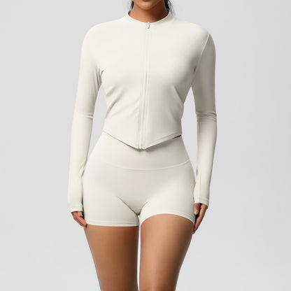 SOLBANA Studio Sculpt Zip 2-Piece Short Set