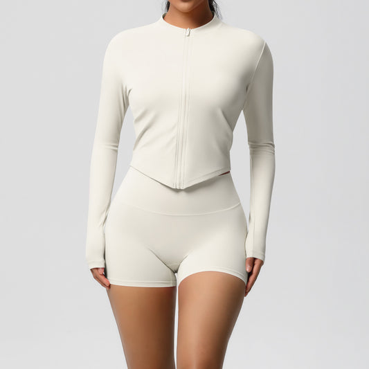 SOLBANA Studio Sculpt Zip 2-Piece Short Set