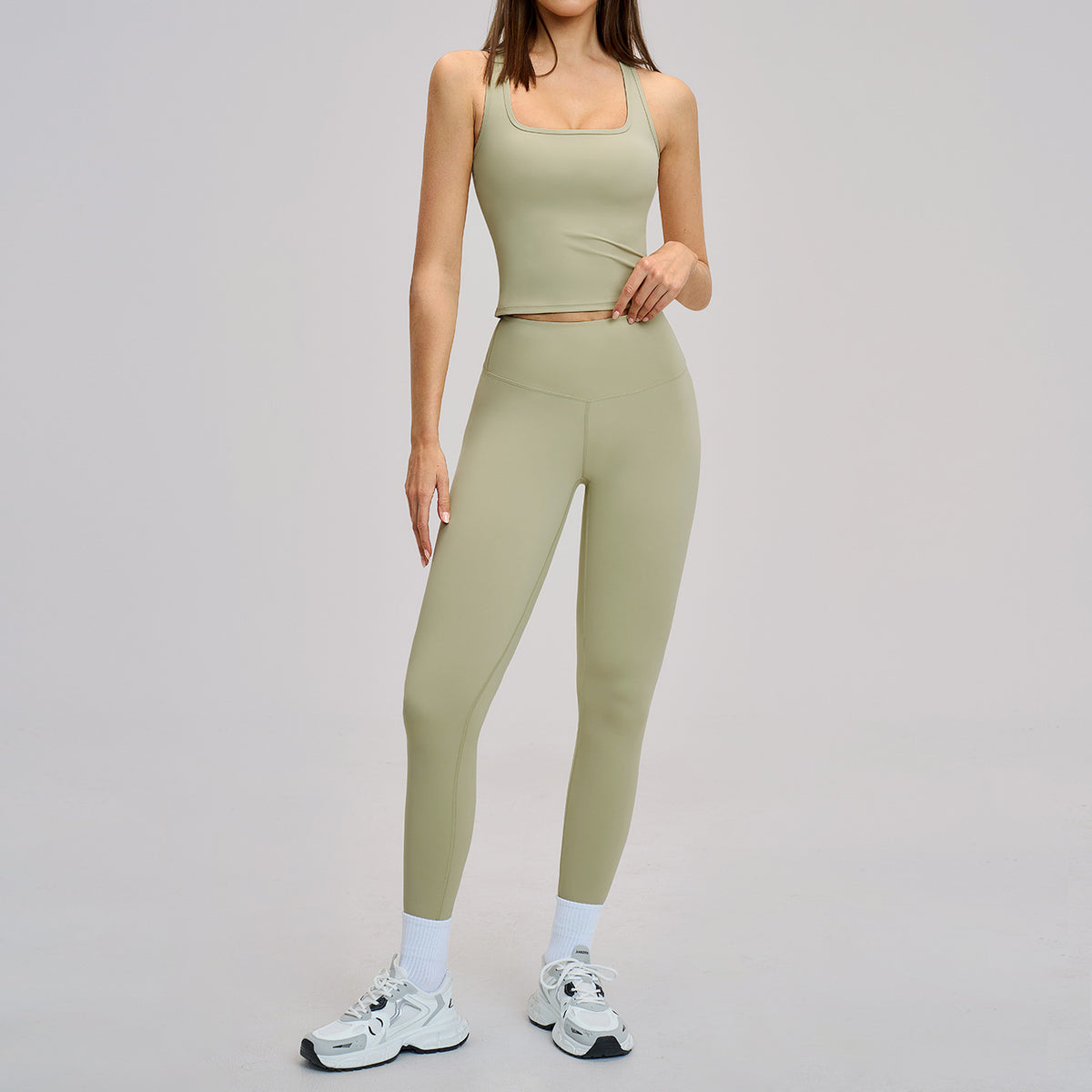 SOLBANA Studio Sculpt Crossback 2-Piece Legging Set