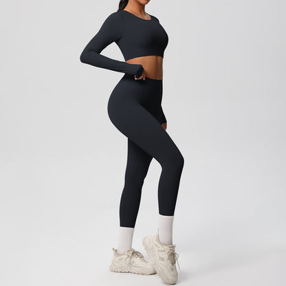 SOLBANA Form Long-Sleeve 2-Piece Legging Set - alternate product view