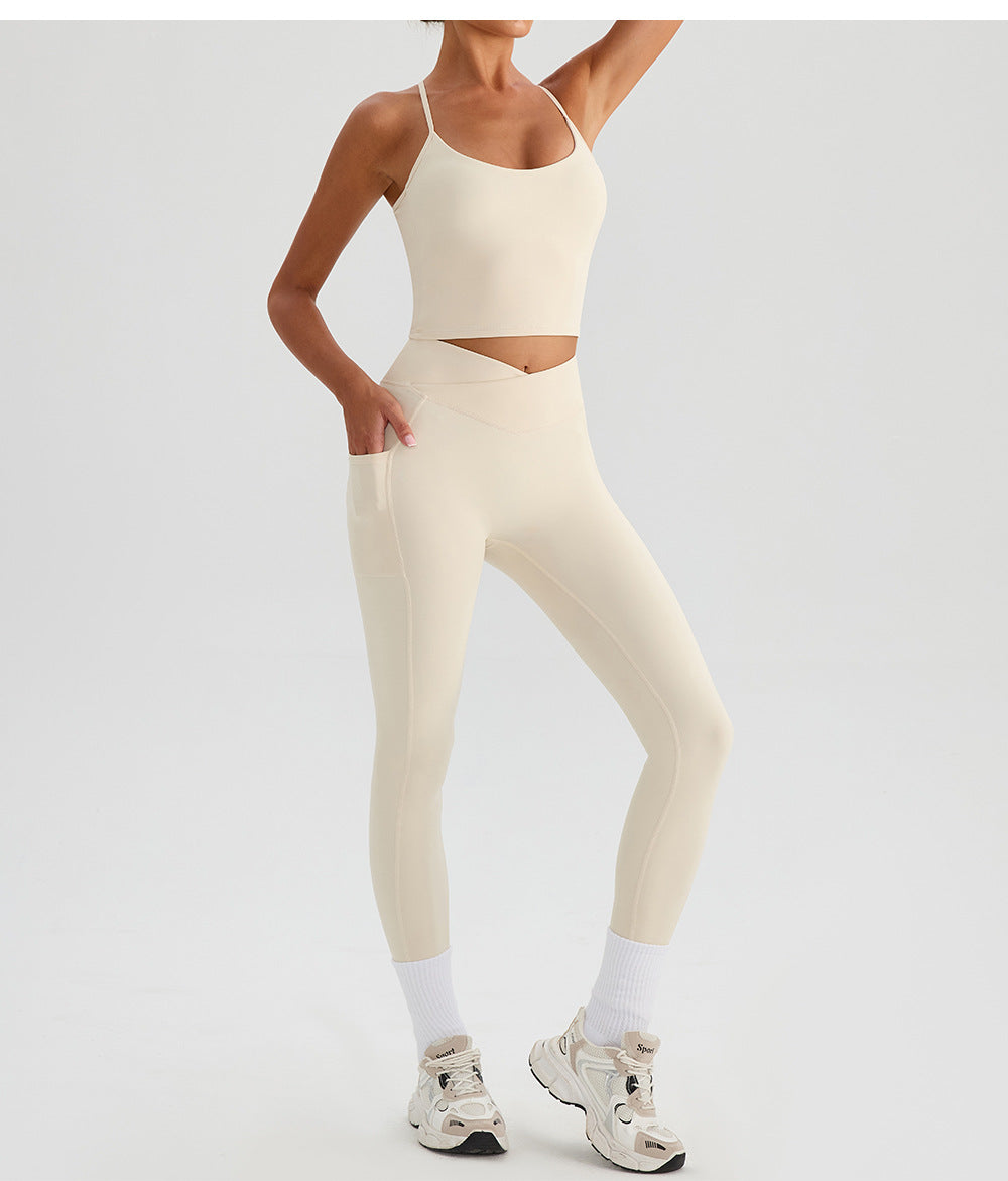 SOLBANA Form Cross-Waist Pocket Legging - alternate product view