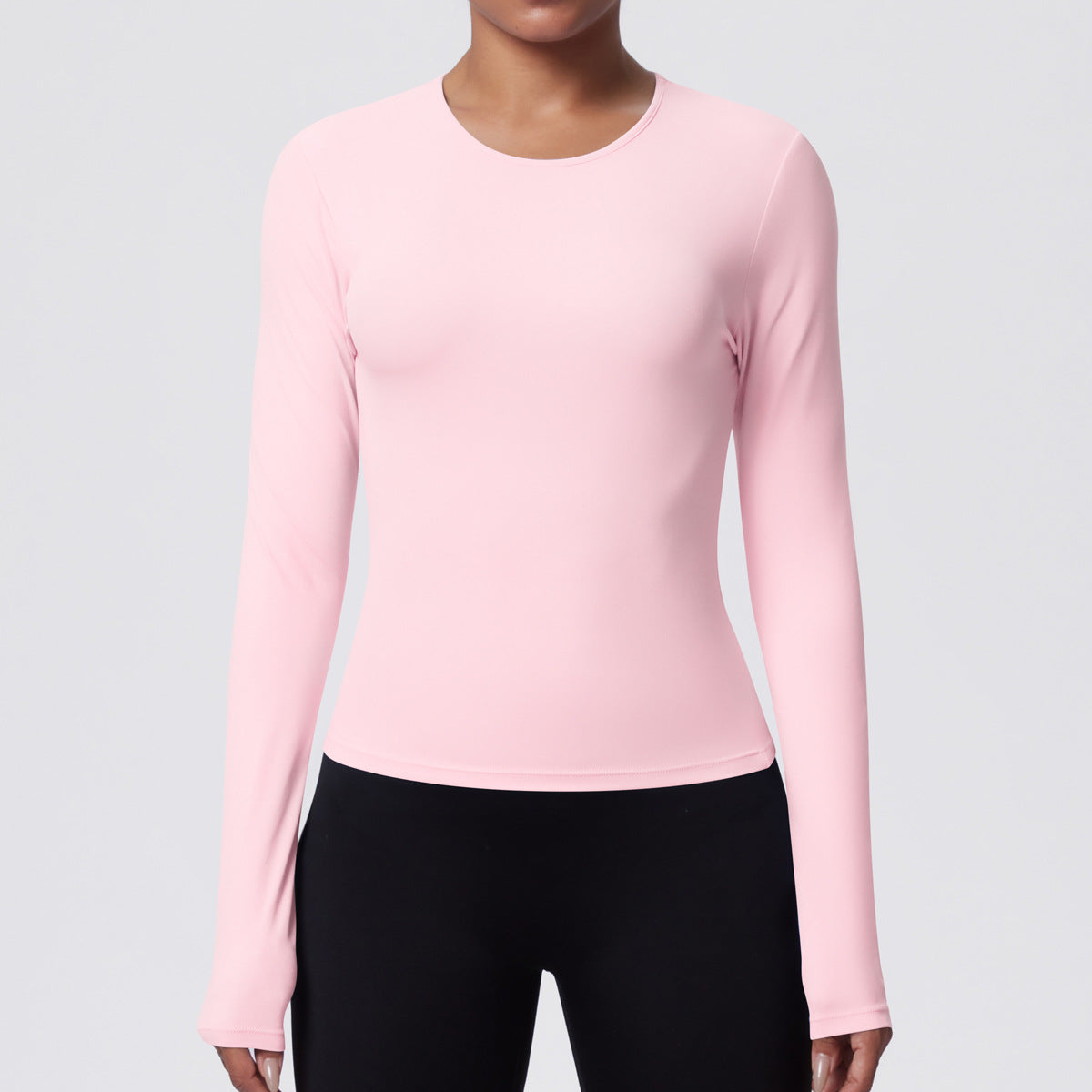SOLBANA Form Sculpt Long Sleeve in Dusty Rose