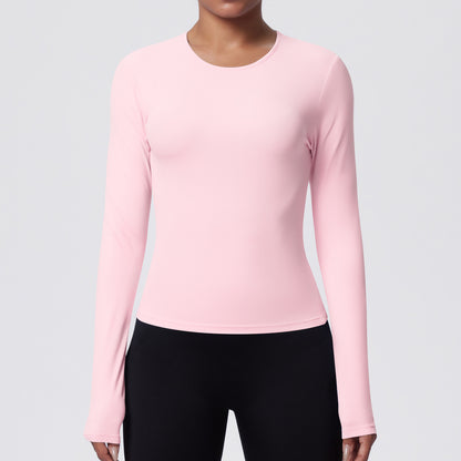 SOLBANA Form Sculpt Long Sleeve in Dusty Rose