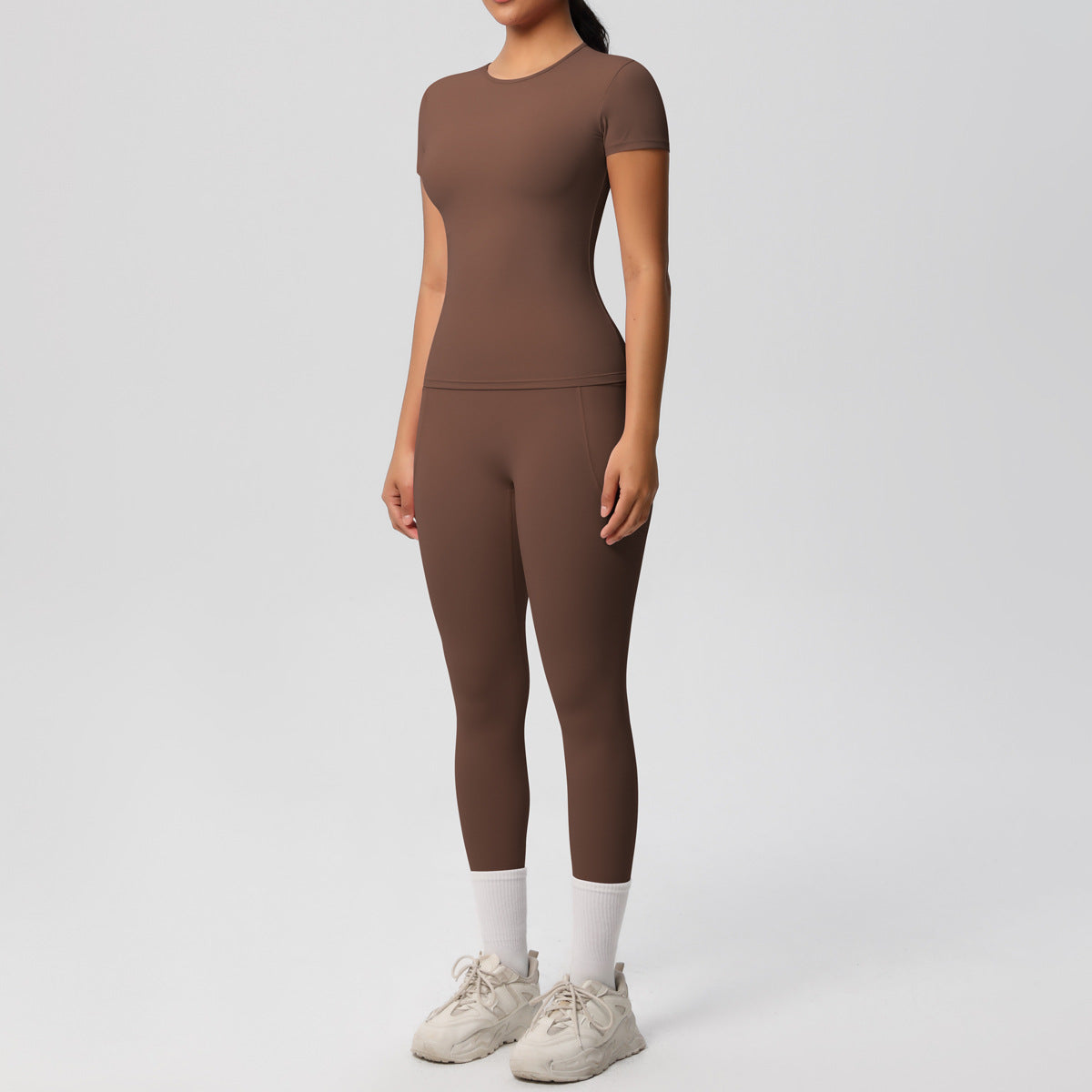 SOLBANA Form Short-Sleeve 2-Piece Pant Set - alternate product view