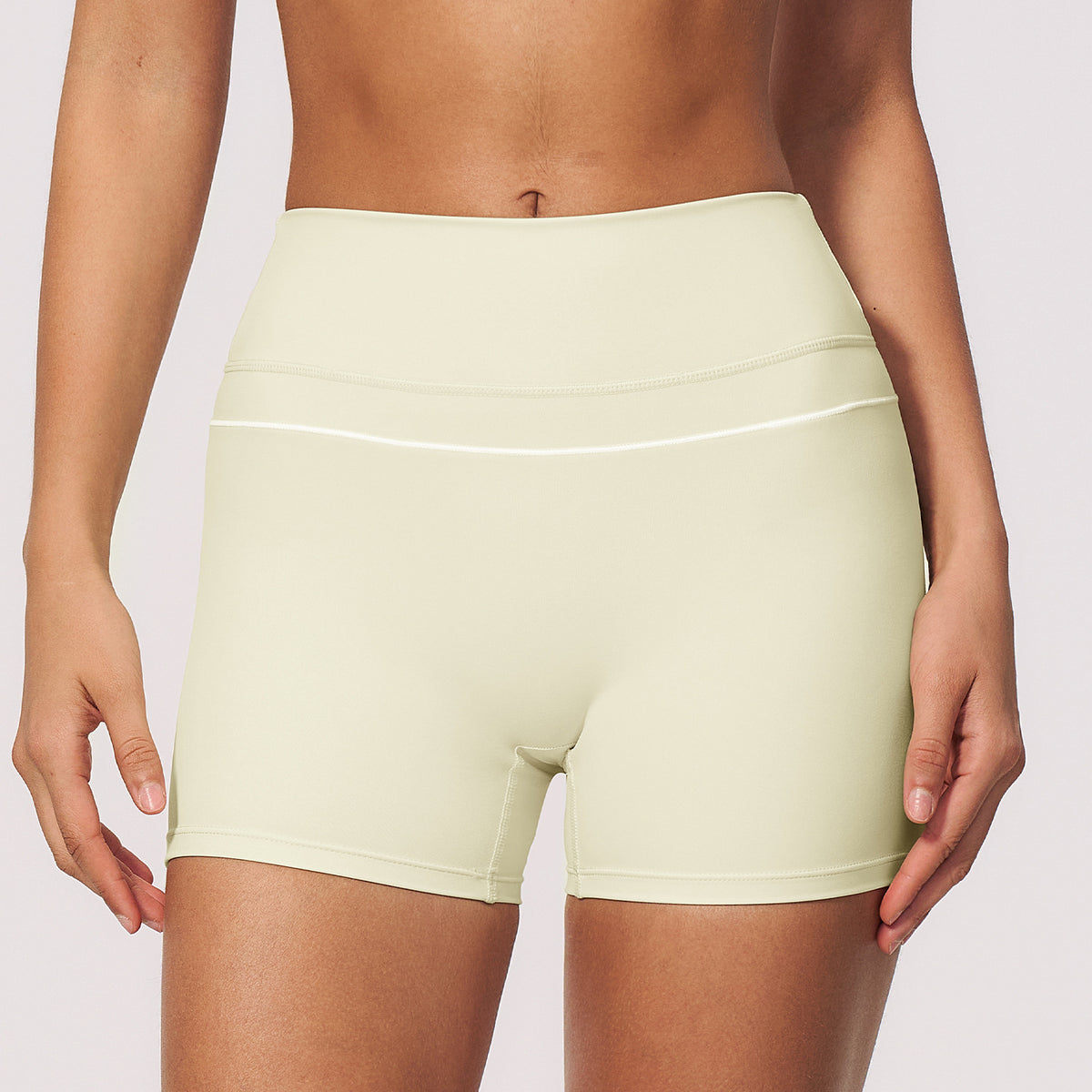 SOLBANA Riviera Stripe Short in Cream