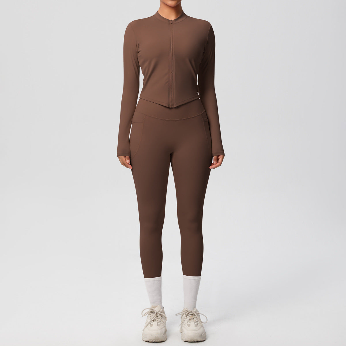SOLBANA Form Zip Jacket 2-Piece Pant Set - alternate product view