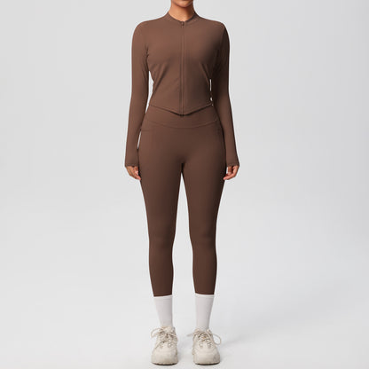 SOLBANA Form Zip Jacket 2-Piece Pant Set - alternate product view