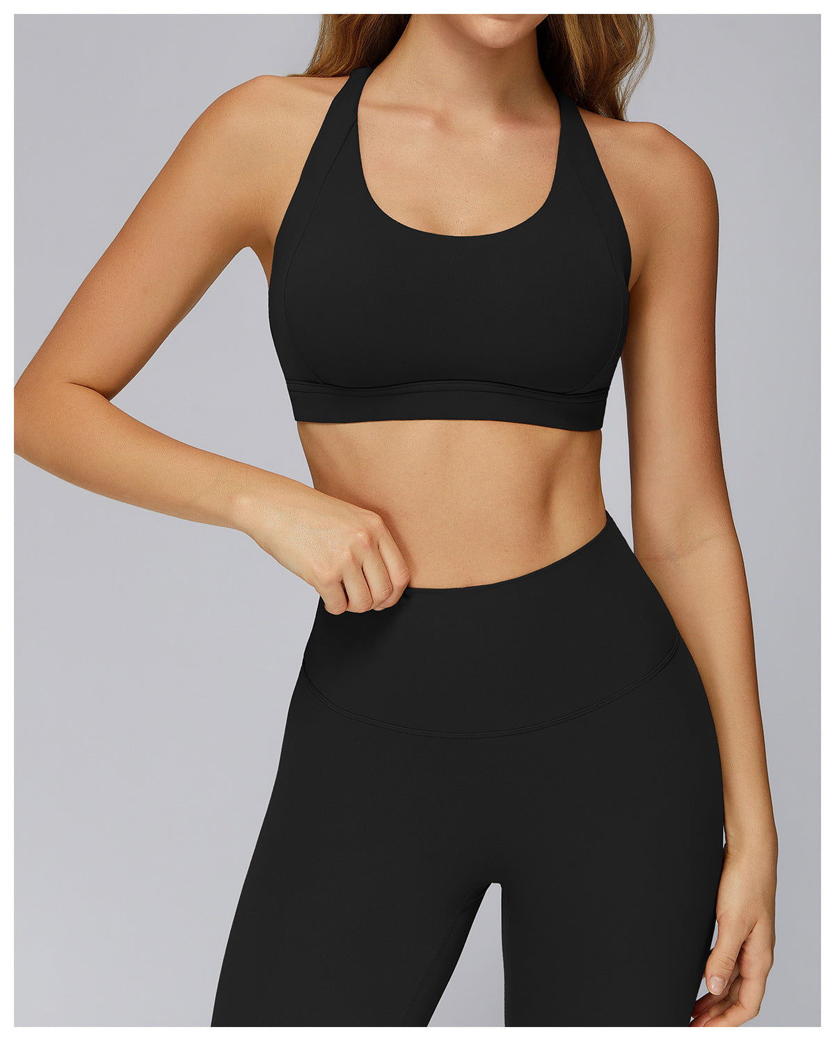 SOLBANA Studio Crossback Cutout Bra - alternate product view
