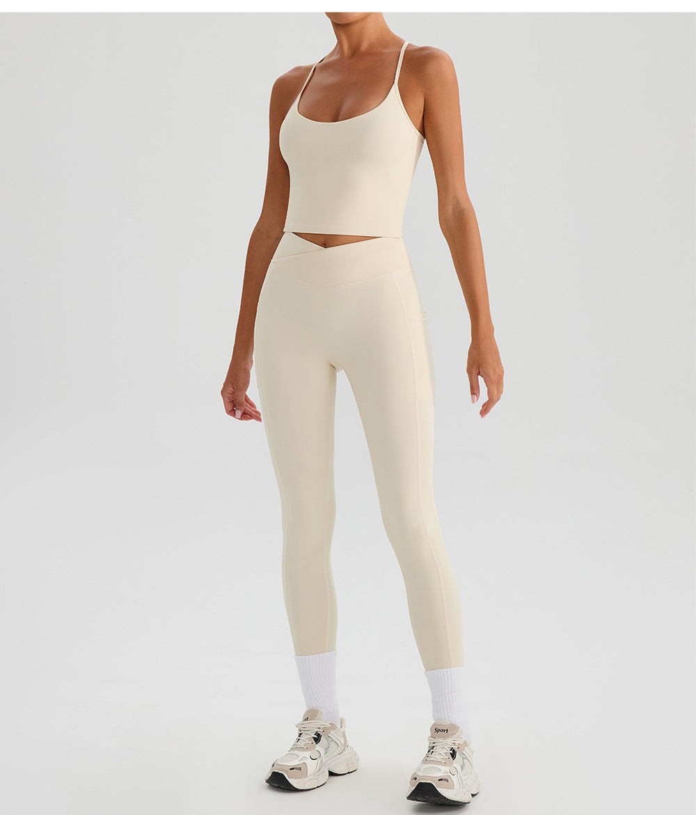 SOLBANA Form Cross-Waist Pocket Legging - alternate product view