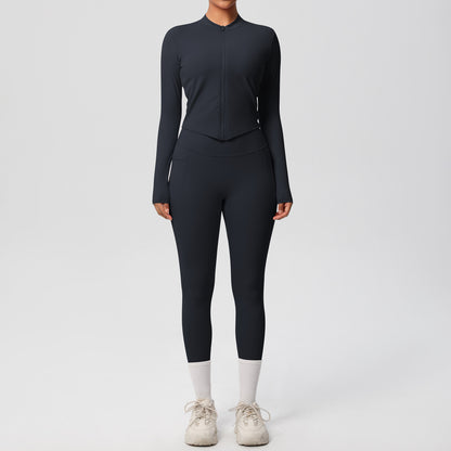 SOLBANA Form Zip Jacket 2-Piece Pant Set - alternate product view
