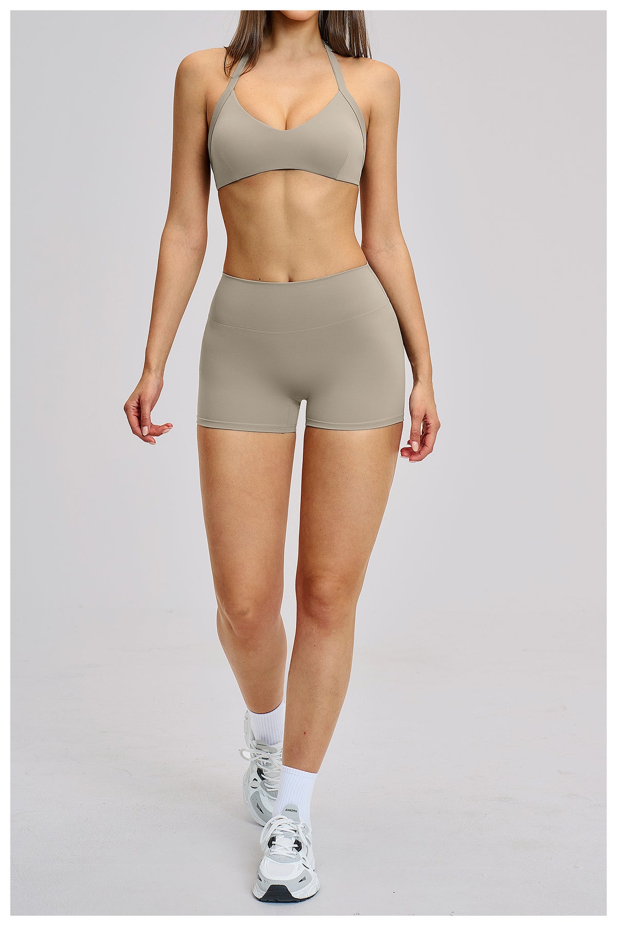 SOLBANA Studio Cutout Halter 2-Piece Short Set - alternate product view