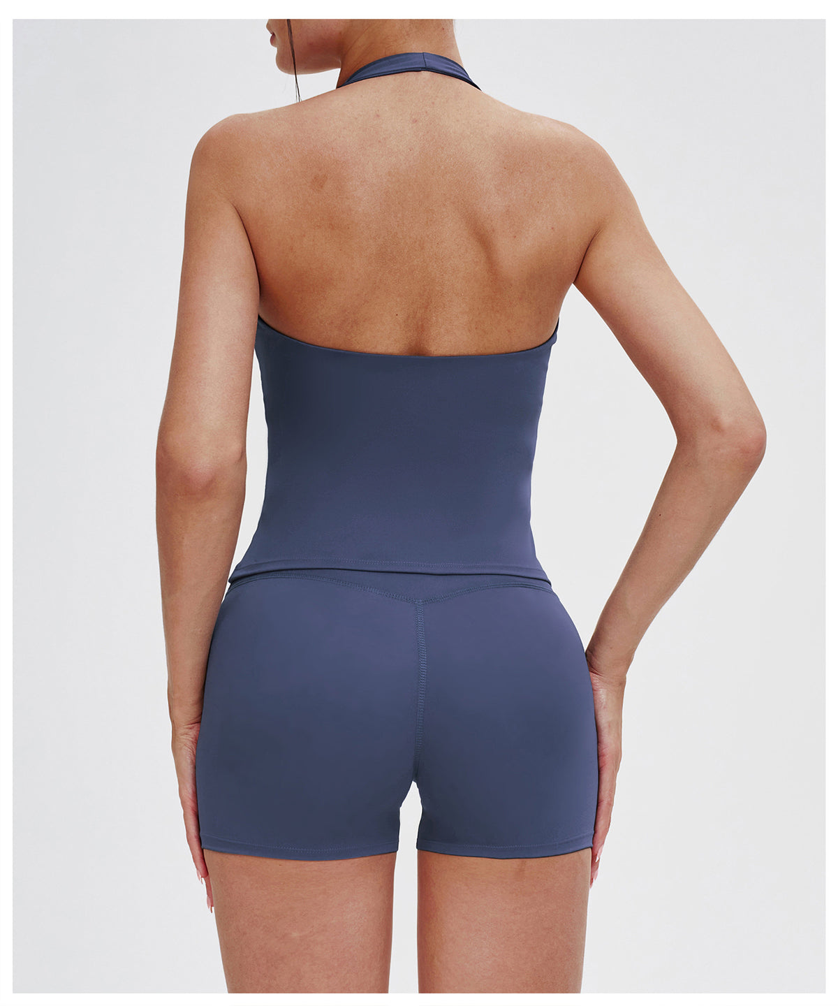 SOLBANA Studio V-Neck Halter Tank - alternate product view