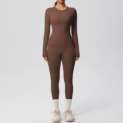 SOLBANA Studio Long-Sleeve Pocket Legging Set - alternate product view
