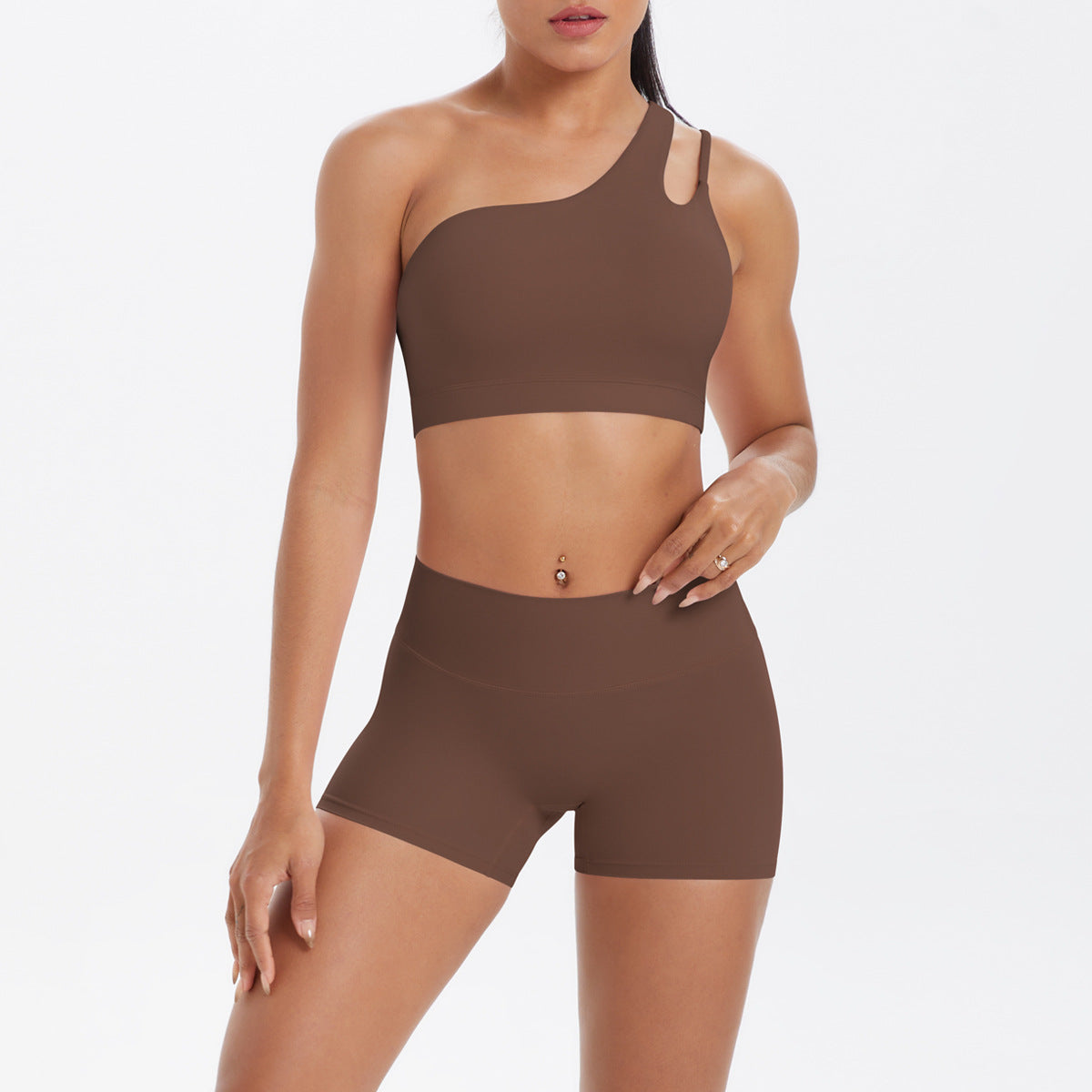 SOLBANA Studio One-Shoulder Short Set - alternate product view