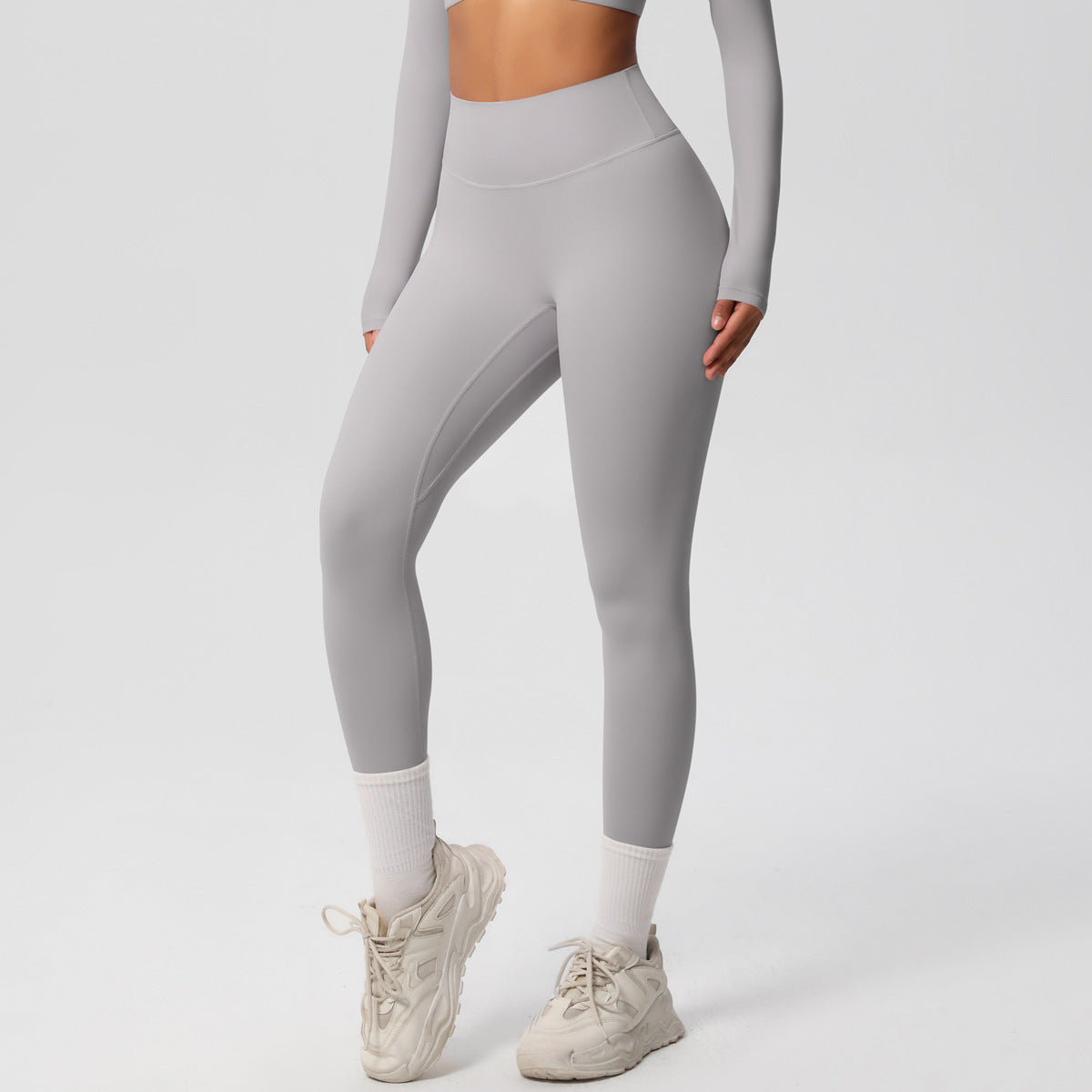 SOLBANA Coast Core Legging in Frost Gray