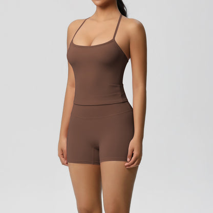 SOLBANA Studio Tie-Back High-Rise Short Set - alternate product view