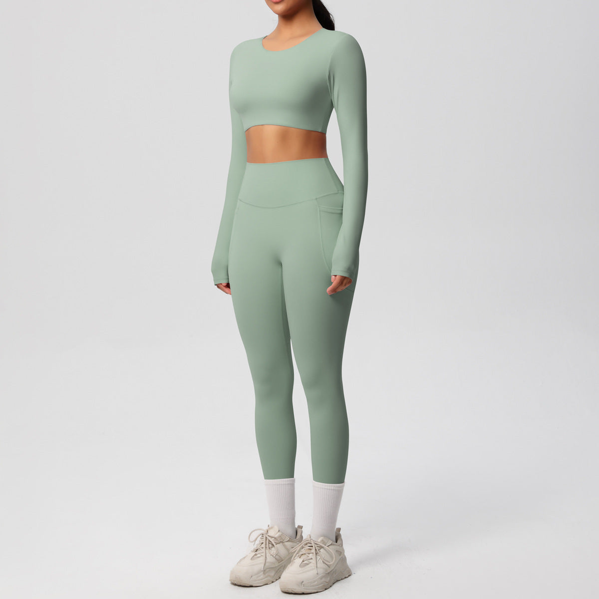 SOLBANA Studio Brushed 2-Piece Legging Set - alternate product view