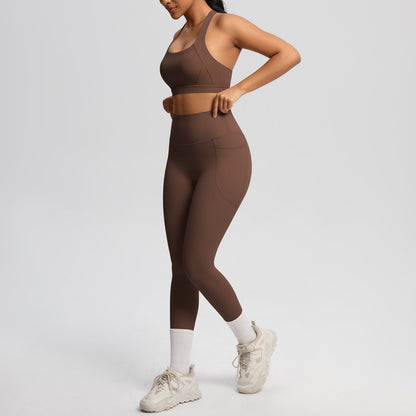 SOLBANA Studio Cutout 2-Piece Legging Set - alternate product view