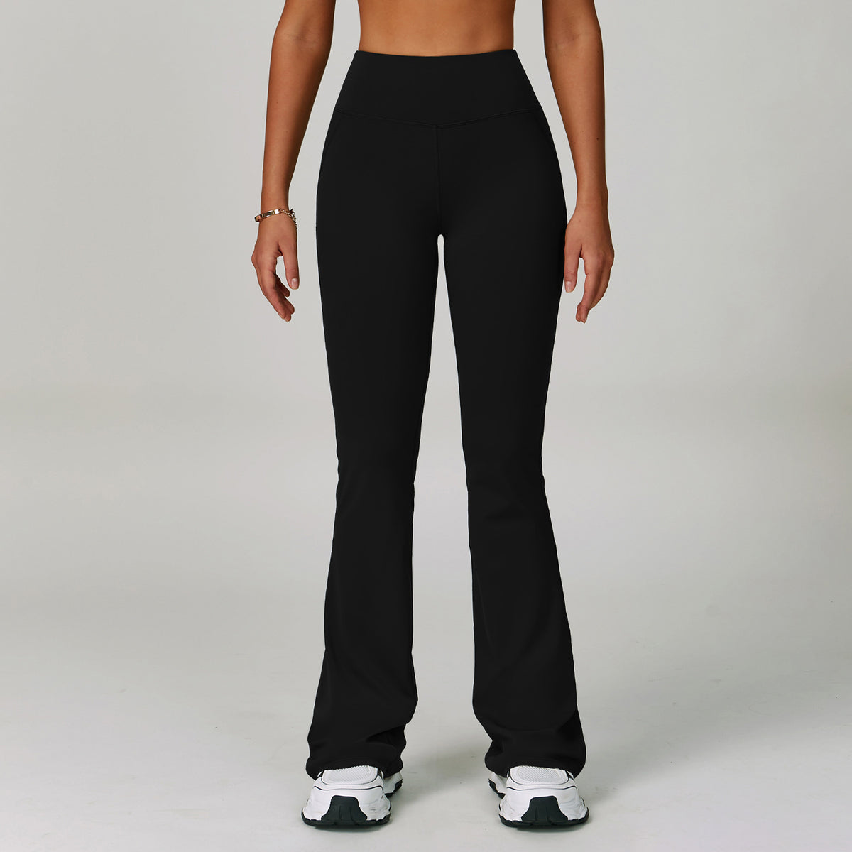 SOLBANA Form Sculpt Wide-Leg Flare in Midnight