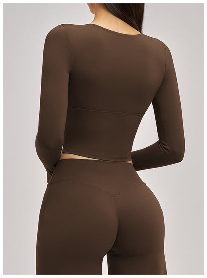 SOLBANA Studio Ruched Long Sleeve - alternate product view