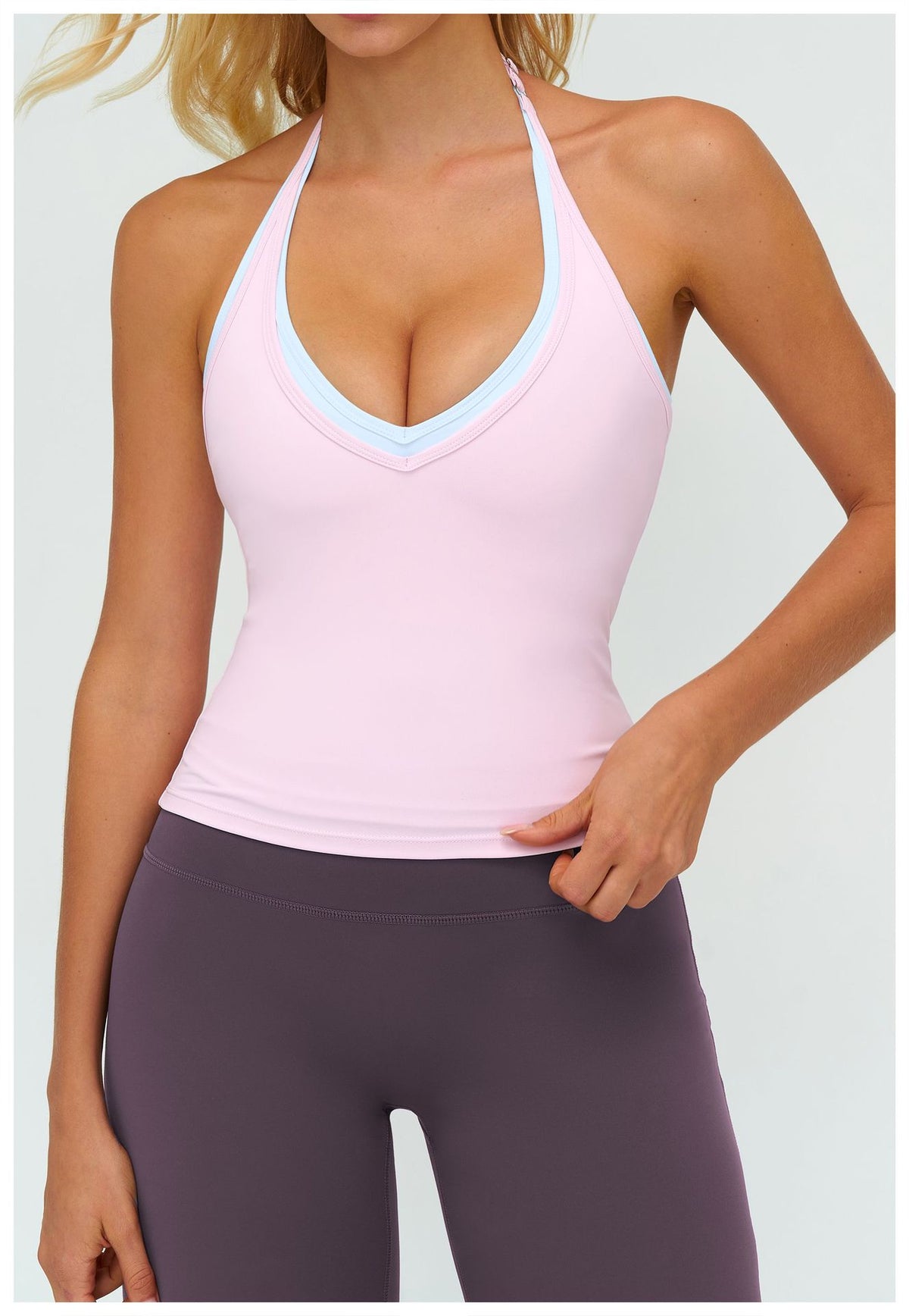 SOLBANA Form V-Neck Tank - alternate product view