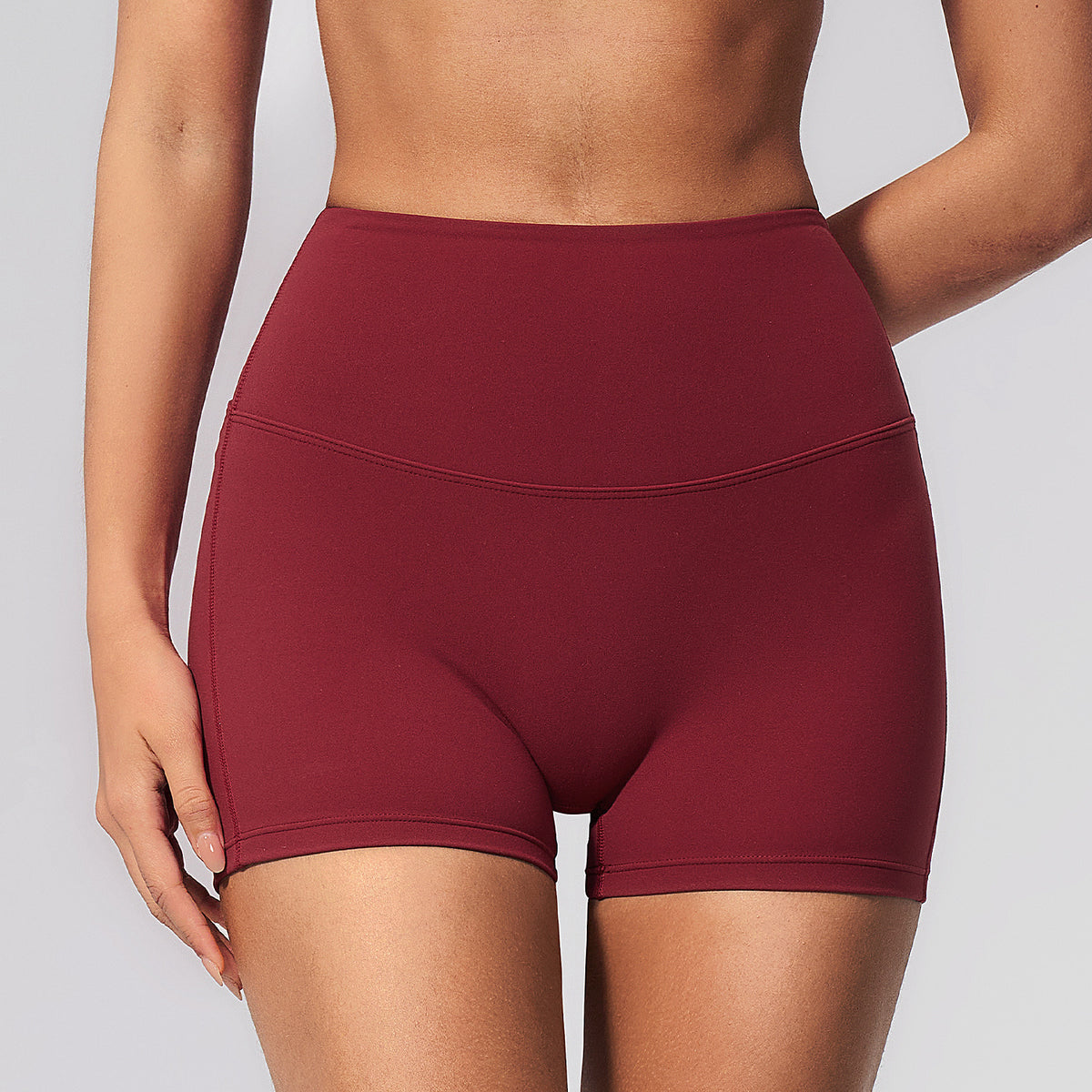 SOLBANA Form Sculpt Studio Short in Ankela Red