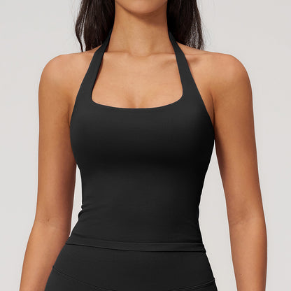 SOLBANA Studio Square-Neck Tank in Midnight