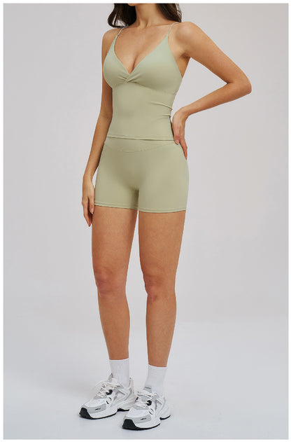 SOLBANA Studio Ruched Short Set