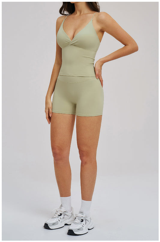 SOLBANA Studio Ruched Short Set