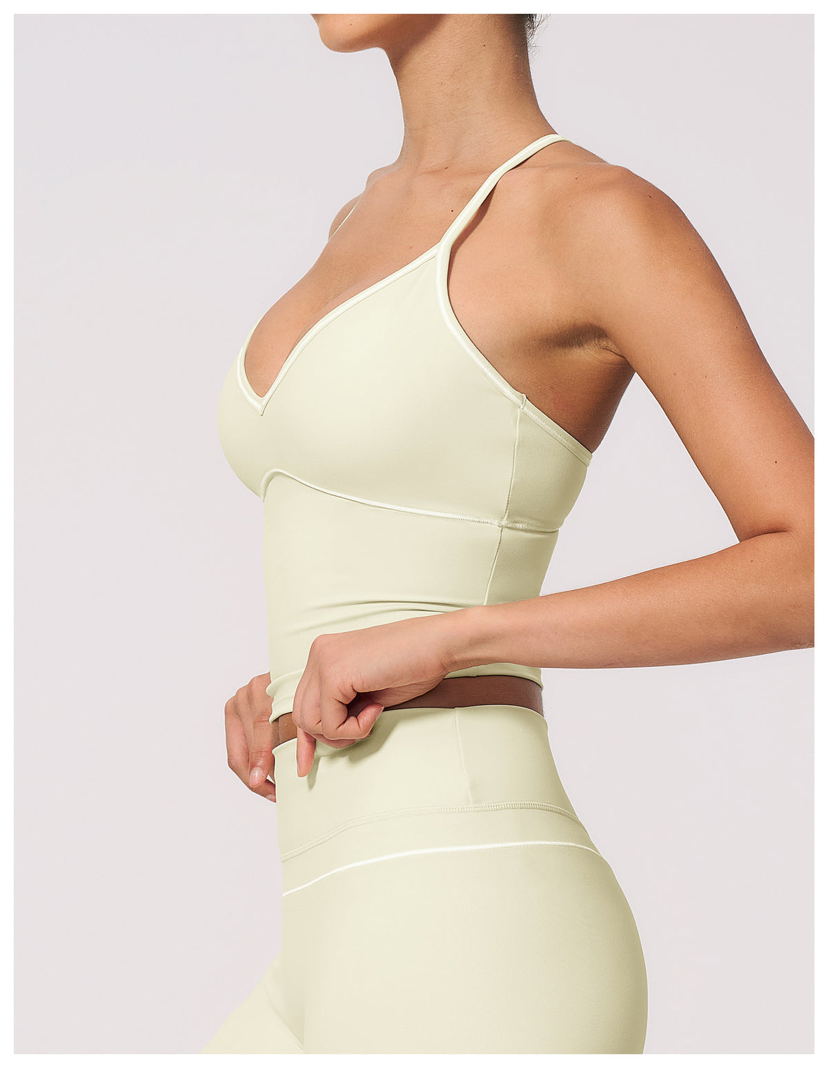 SOLBANA Riviera Contrast Halter Top - alternate product view