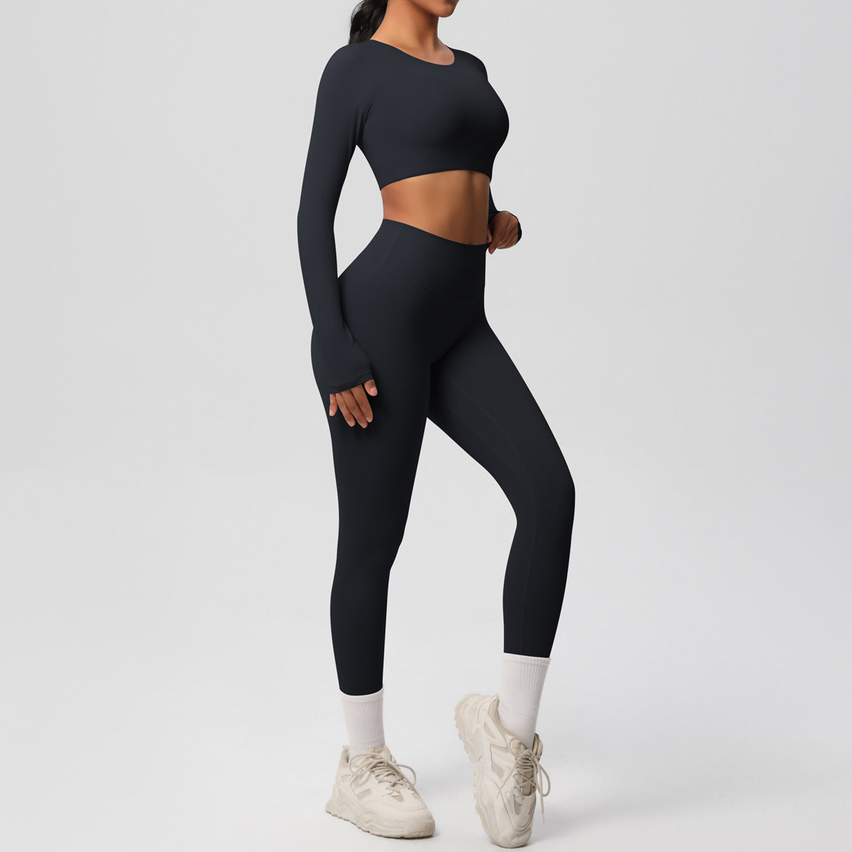 SOLBANA Form Long-Sleeve 2-Piece Legging Set - alternate product view