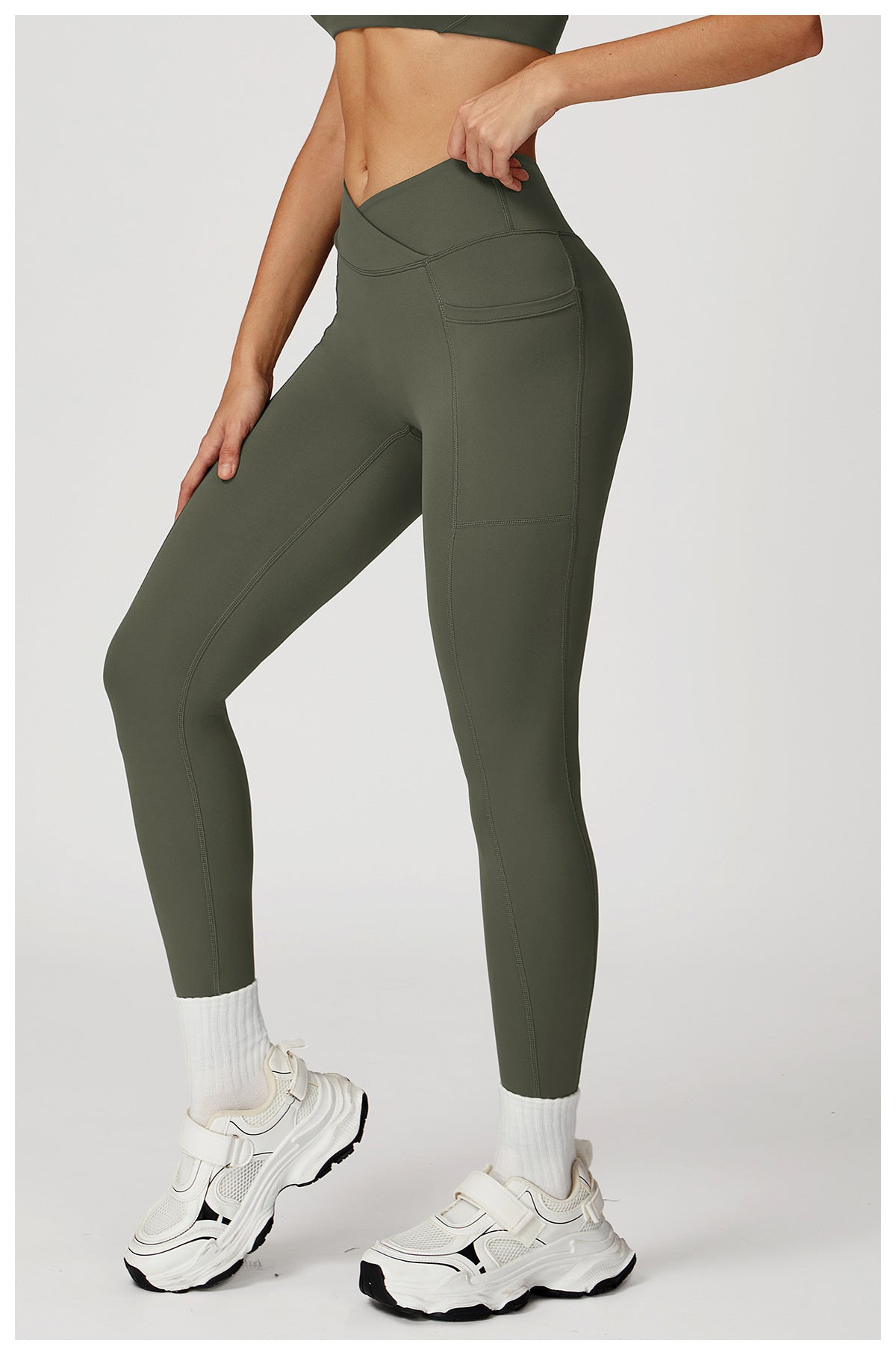 SOLBANA Studio Cross-Waist Legging - alternate product view