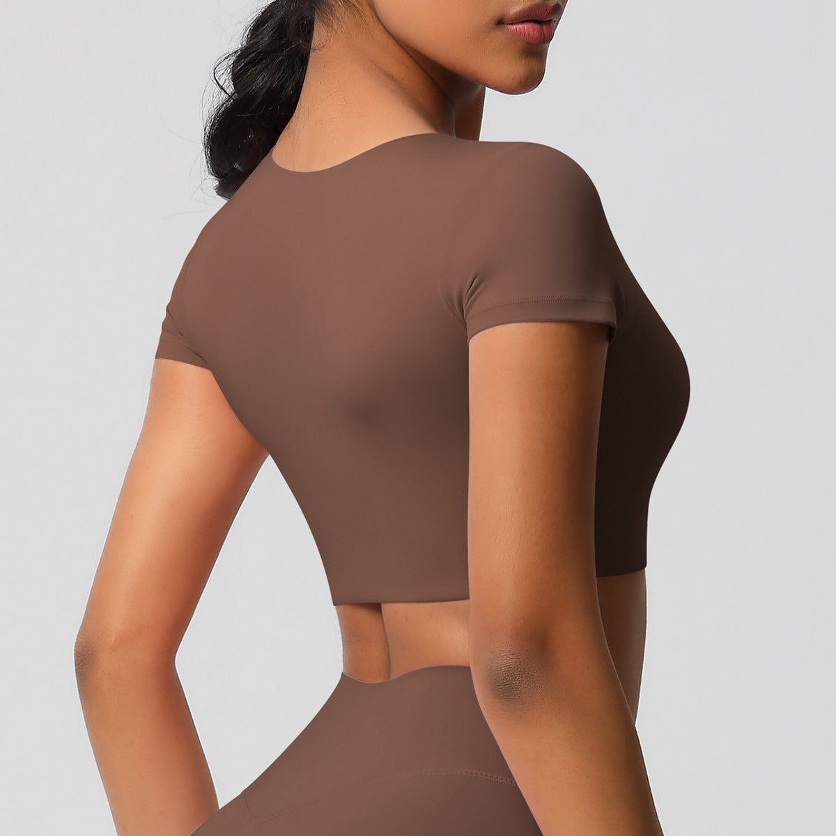 SOLBANA Studio Padded Crop Tee - alternate product view