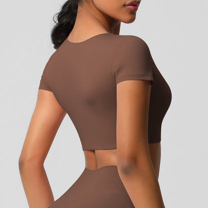 SOLBANA Studio Padded Crop Tee - alternate product view