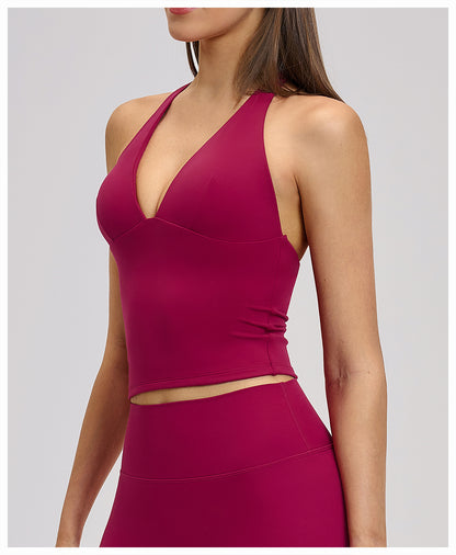 SOLBANA Studio Sculpt V-Neck Tank - alternate product view