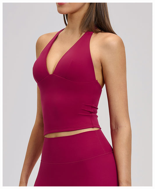 SOLBANA Studio Sculpt V-Neck Tank - alternate product view