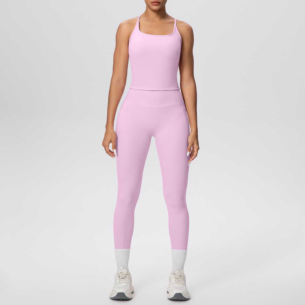 SOLBANA Form Pocket 2-Piece Legging Set - alternate product view