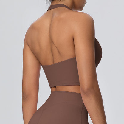 SOLBANA Studio Open-Back Halter Bra - alternate product view