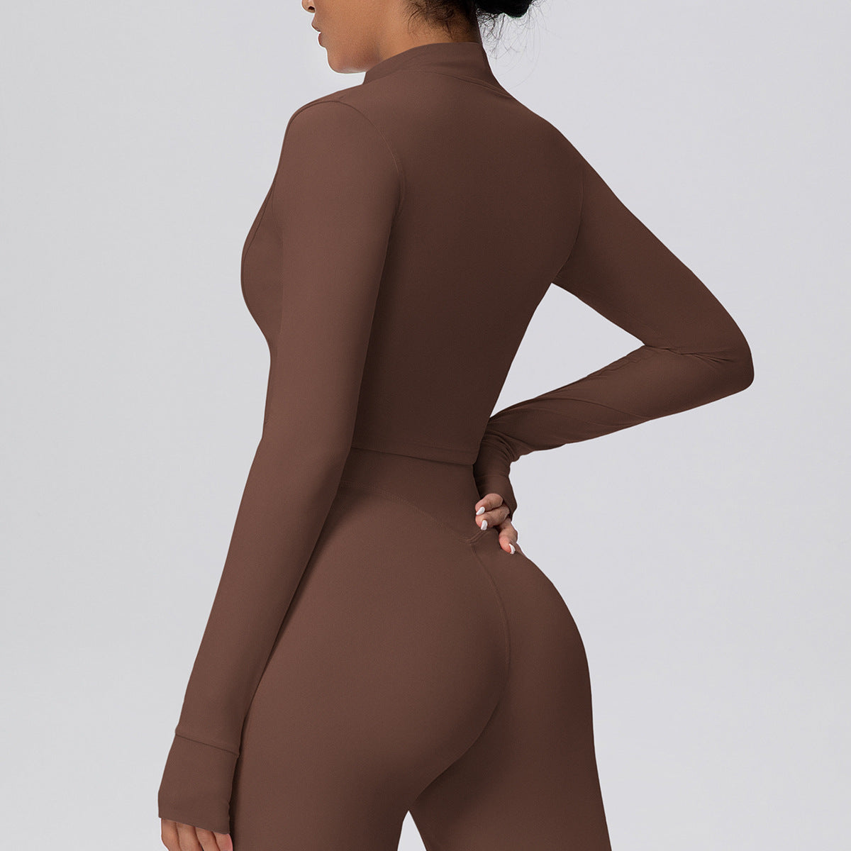 SOLBANA Form Cropped Zip Jacket
