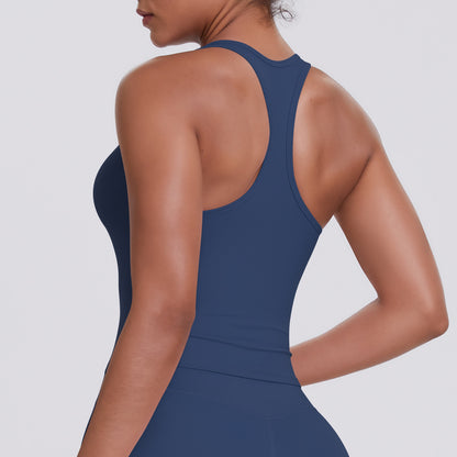 SOLBANA Coast H-Back Tank in Ocean