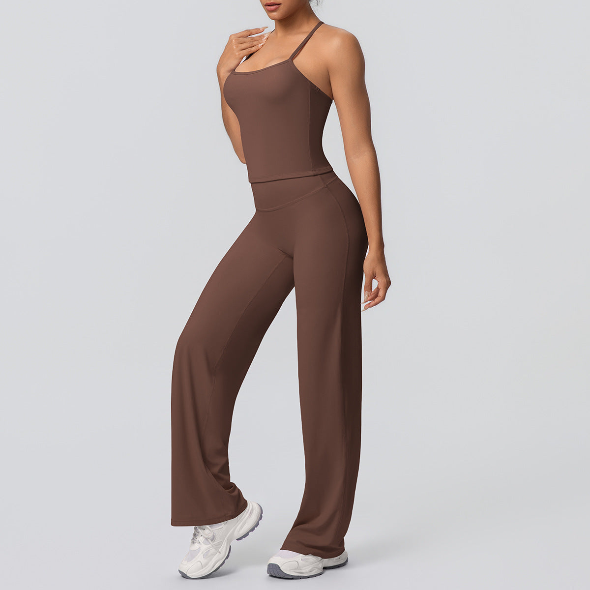 SOLBANA Studio Tie-Strap 2-Piece Pant Set - alternate product view