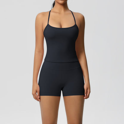 SOLBANA Studio Tie-Back High-Rise Short Set - alternate product view