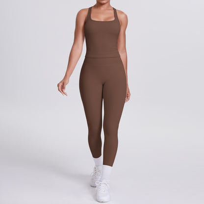 SOLBANA Form Tank 2-Piece Legging Set - alternate product view