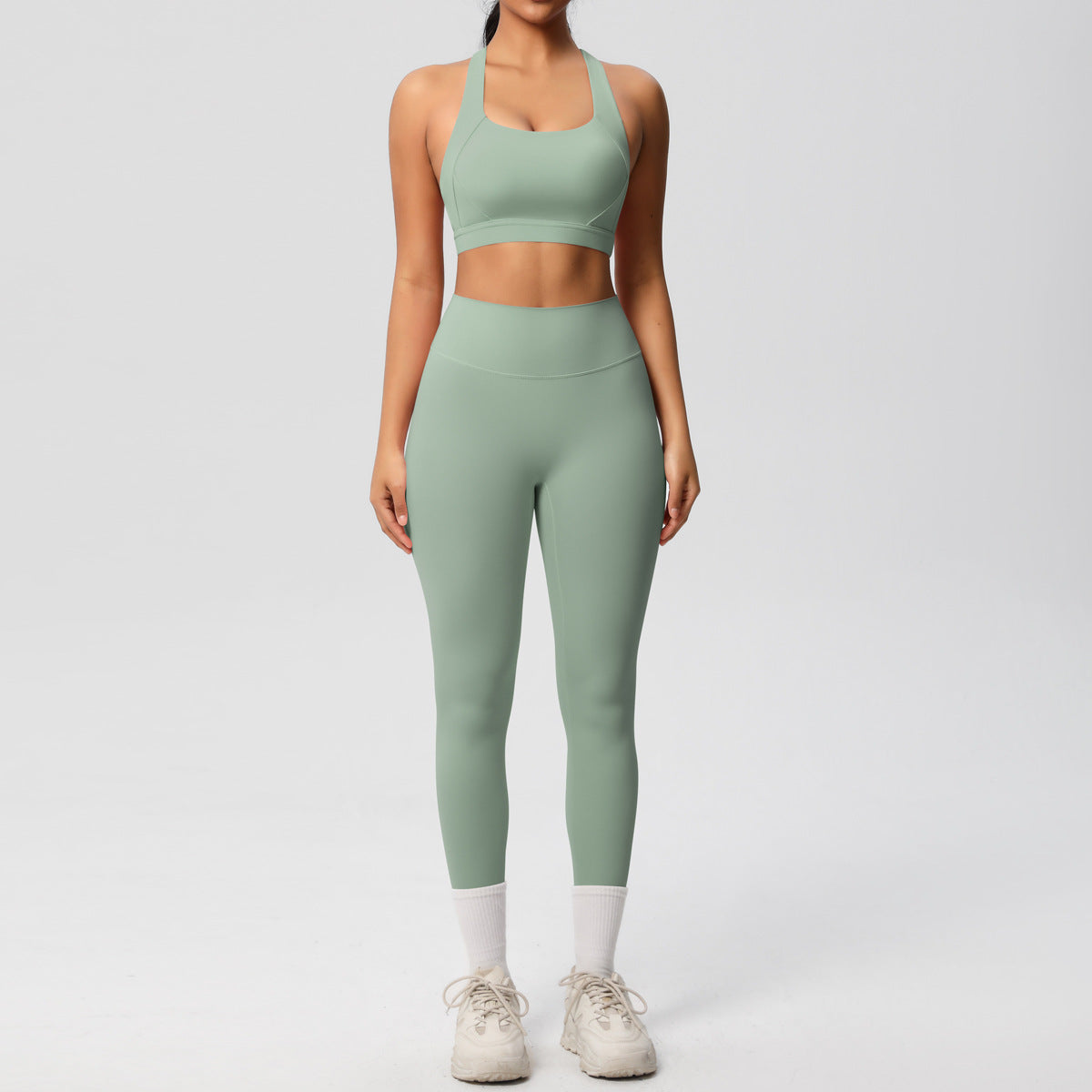 SOLBANA Studio Tie-Back 2-Piece Legging Set - alternate product view
