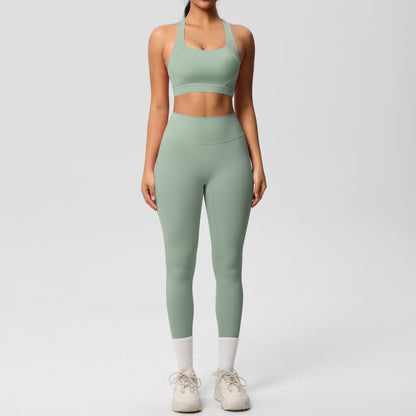 SOLBANA Studio Tie-Back 2-Piece Legging Set - alternate product view