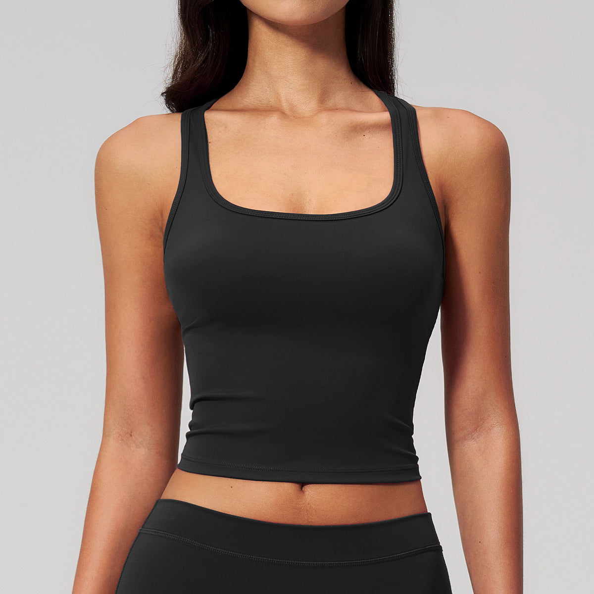 SOLBANA Studio Sculpt Tank in Black