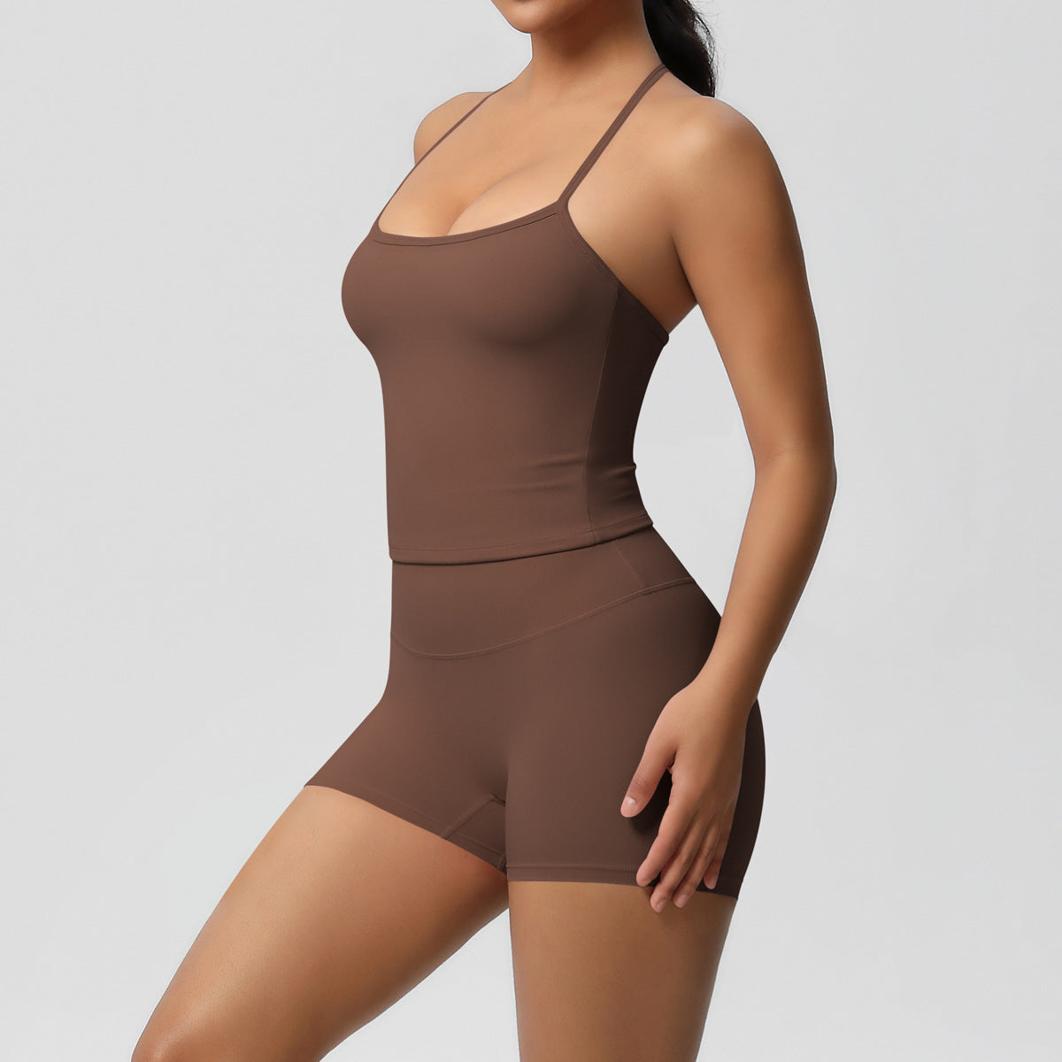 SOLBANA Studio Tie-Back High-Rise Short Set - alternate product view